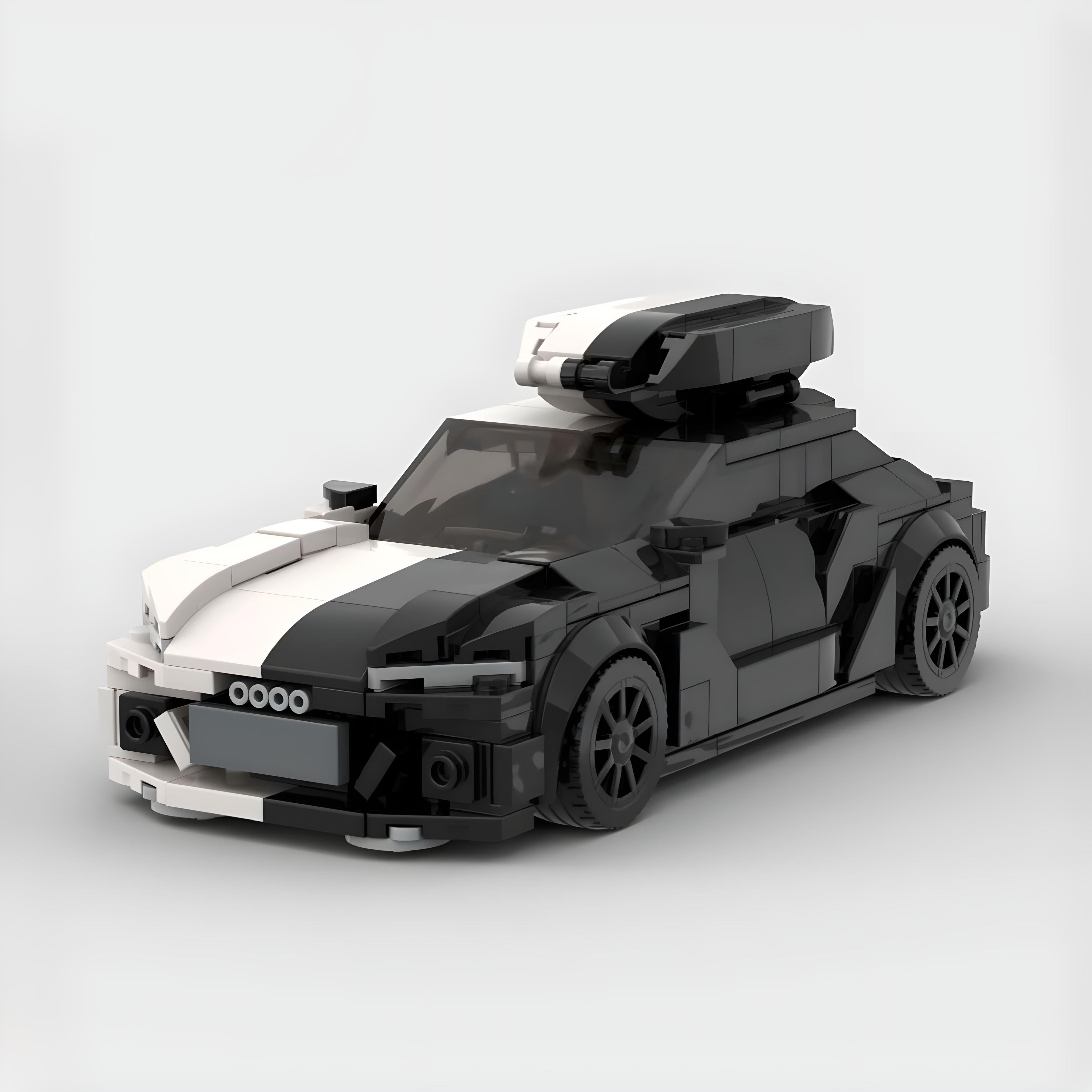 Audi RS6 Black & White - Brick Set
