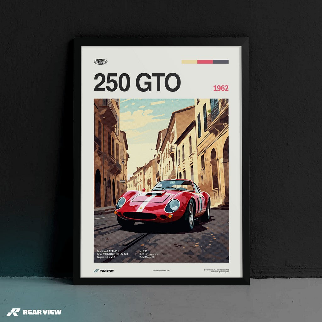 250 GTO 1962 - Car Print