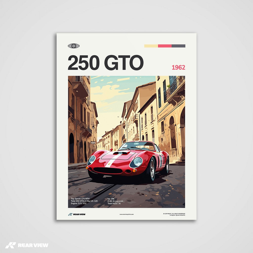 250 GTO 1962 - Car Print