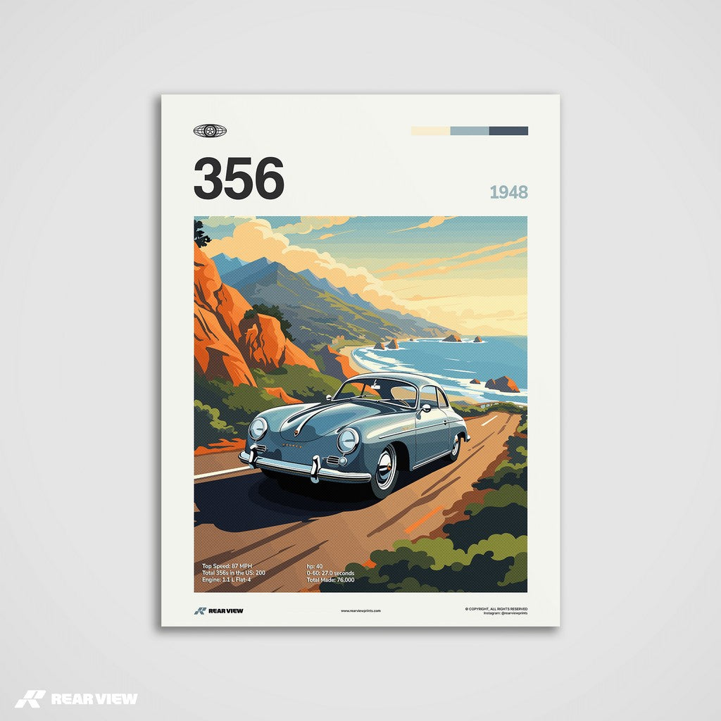 356 1948 - Car Print