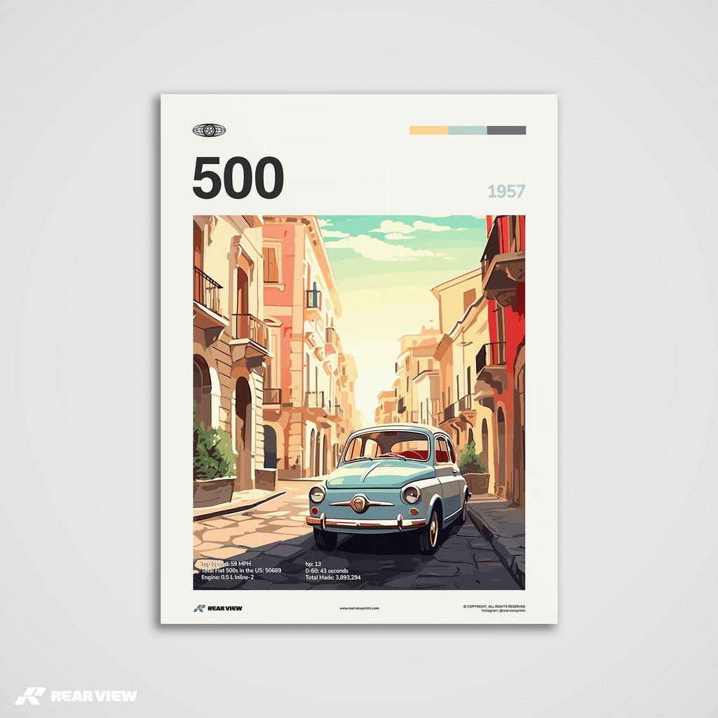500 1957 - Car Print