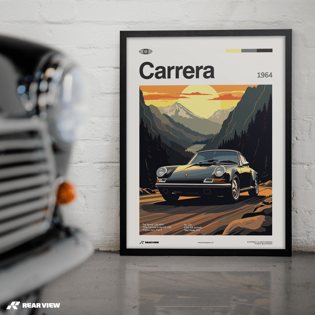 911 Carrera 1964 - Car Print