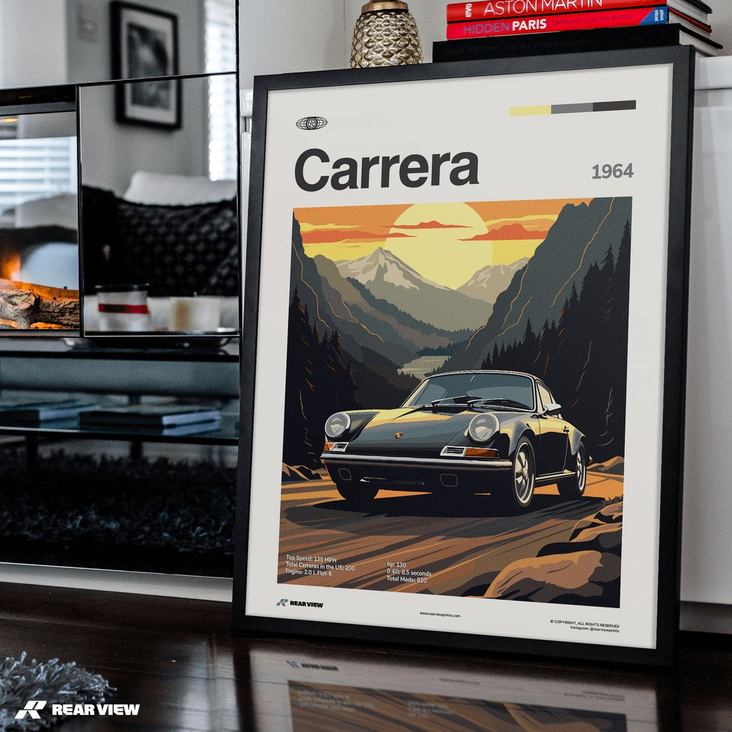 911 Carrera 1964 - Car Print