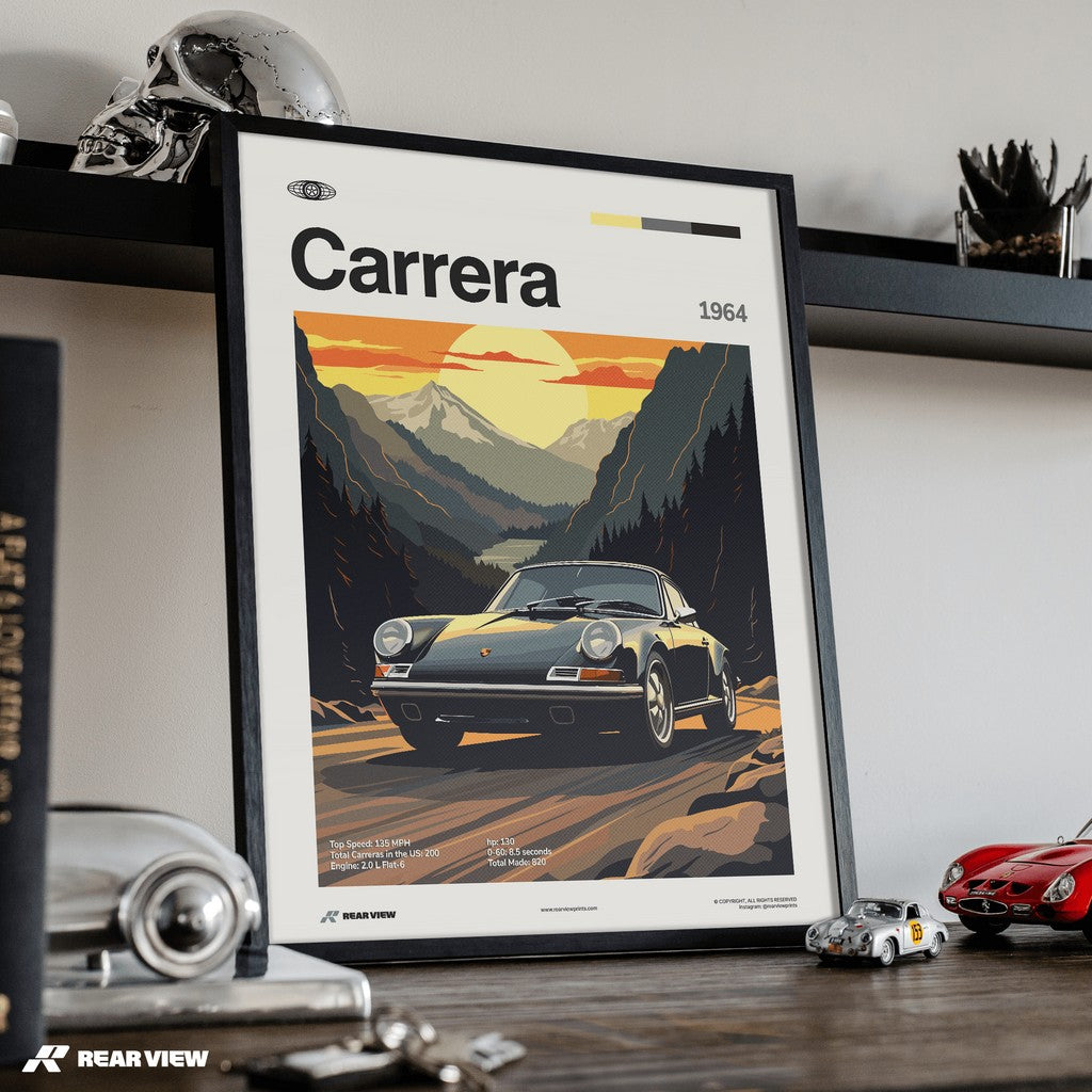 911 Carrera 1964 - Car Print