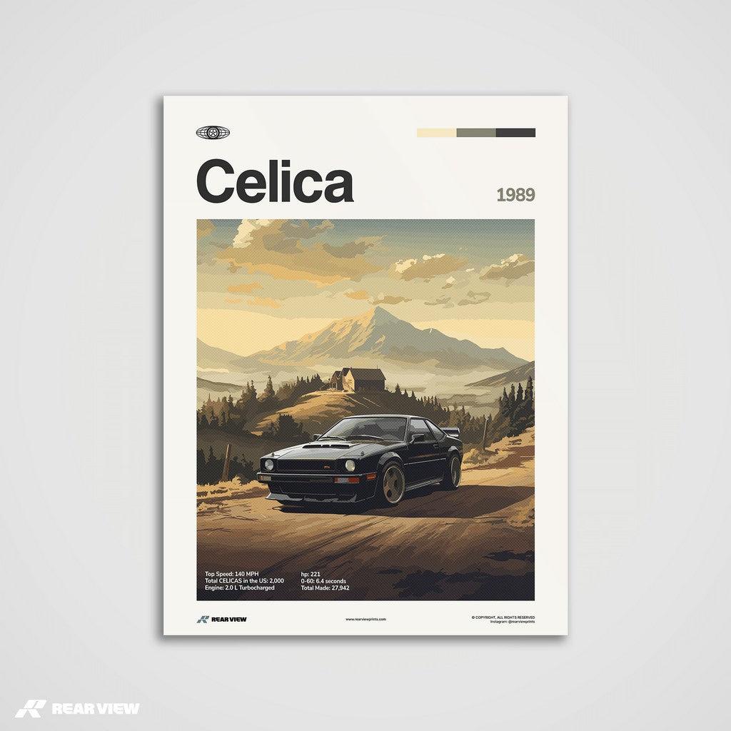 Celica 1989 - Car Print