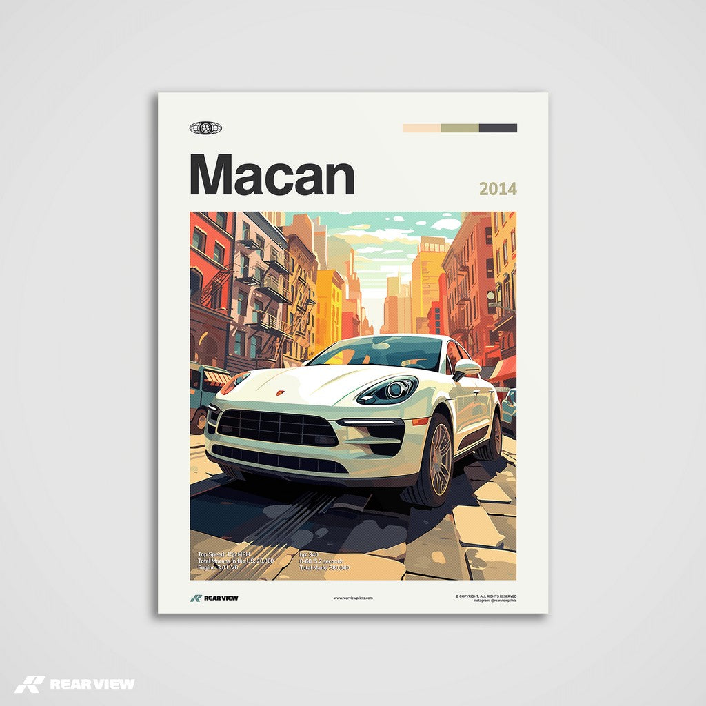 Macan 2014 - Car Print