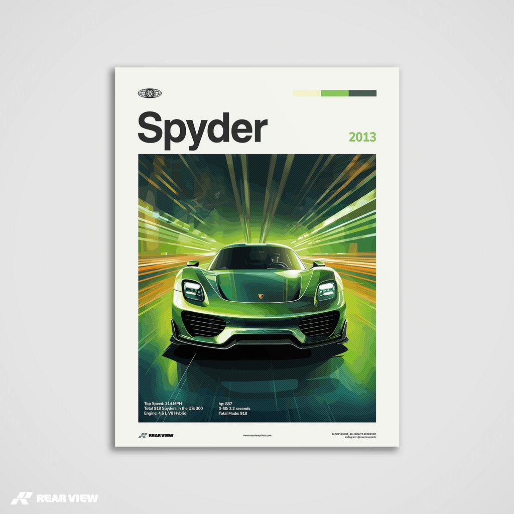 Spyder 2013 - Car Print