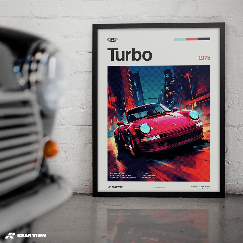 Turbo 1975 - Car Print