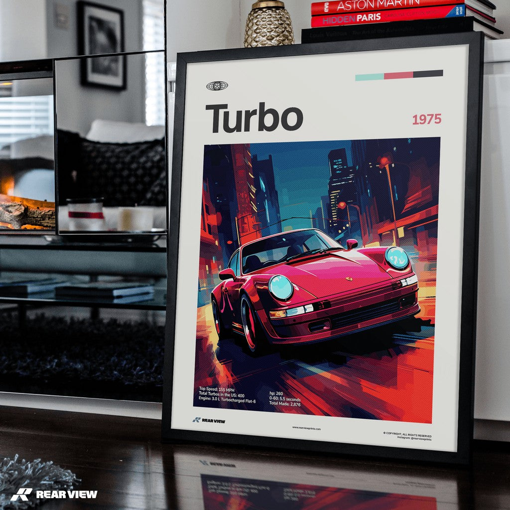 Turbo 1975 - Car Print