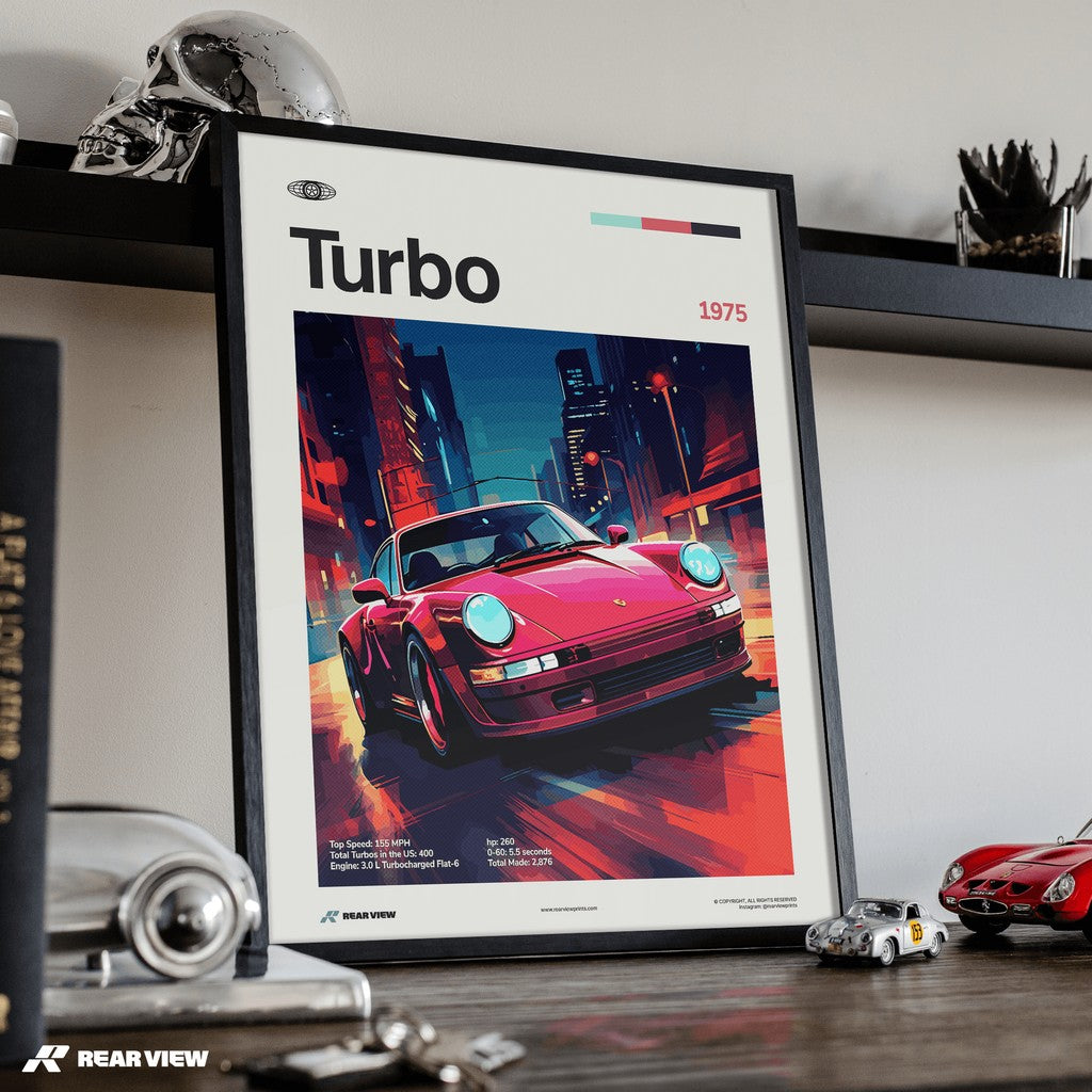 Turbo 1975 - Car Print