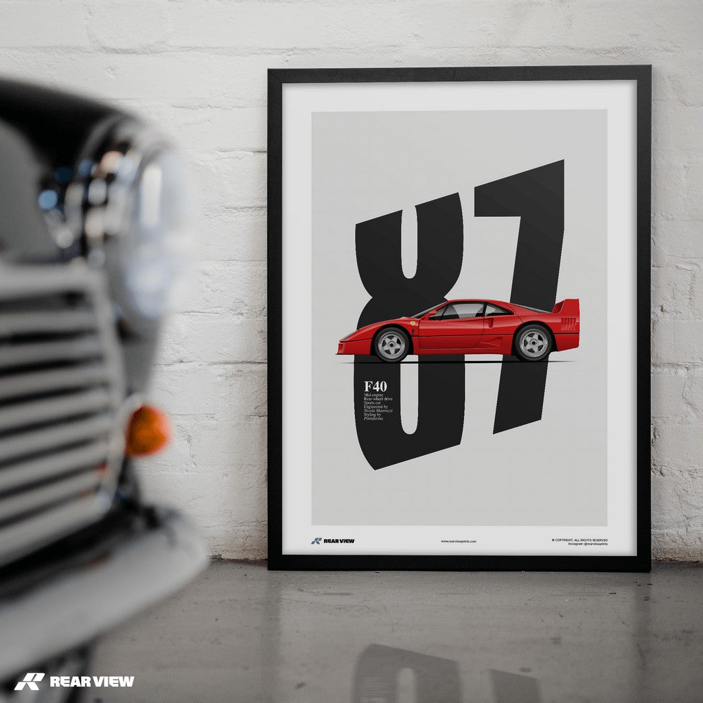 Enzo’s Legacy - F40 Art Print