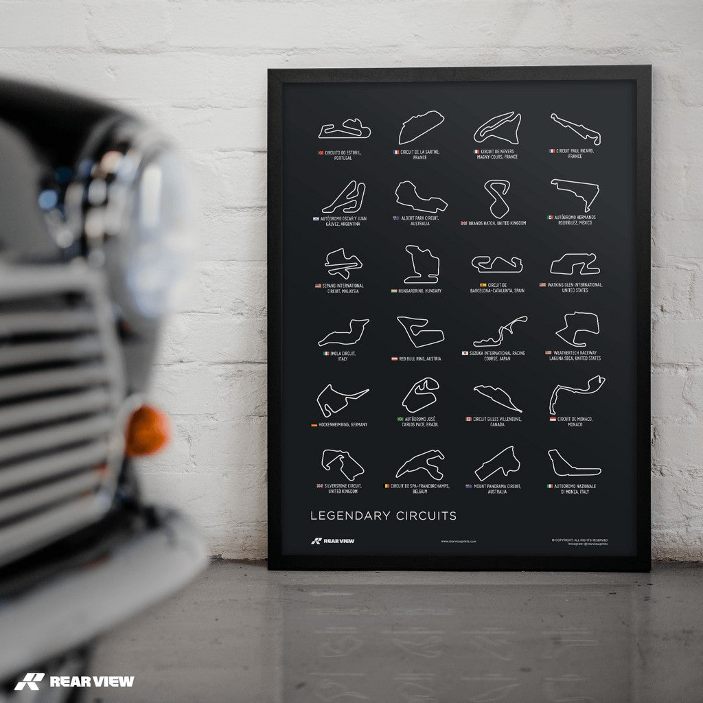 Legendary Circuits - GP Art Print