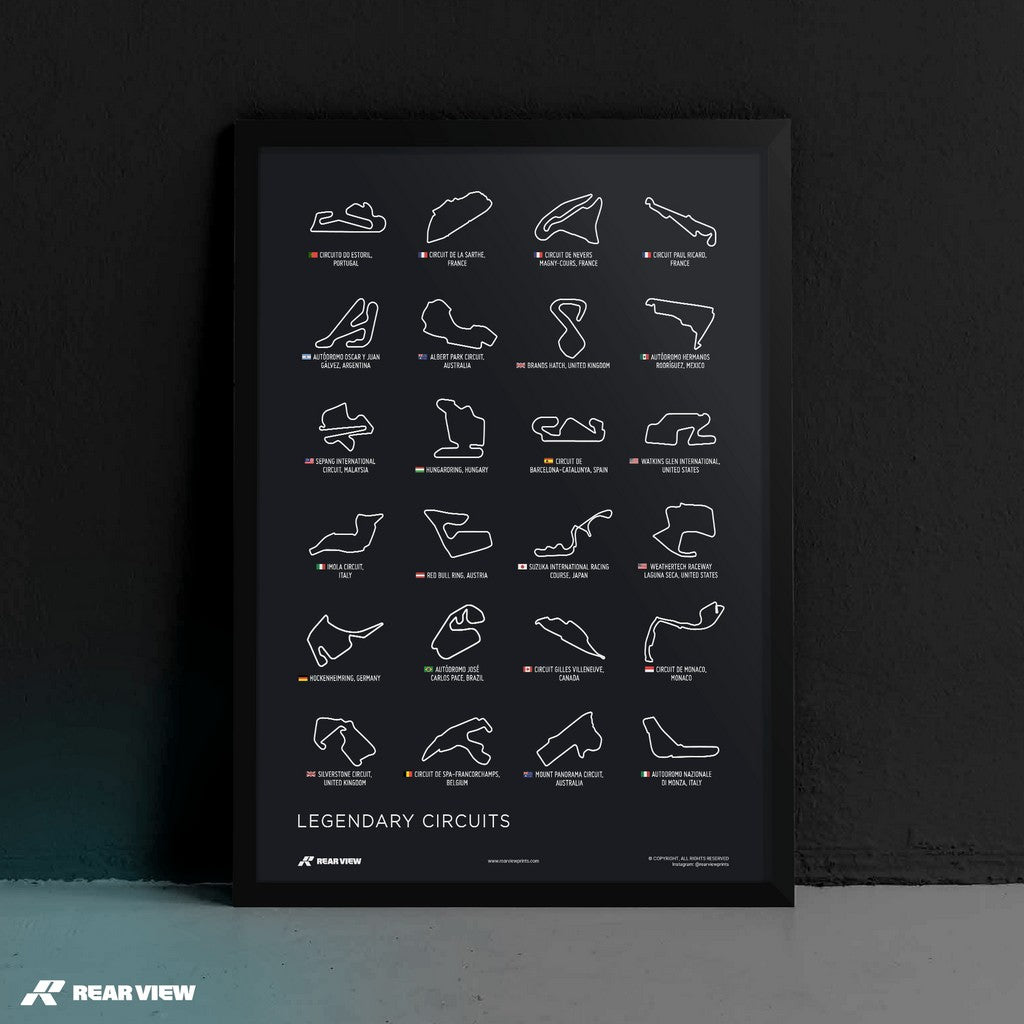 Legendary Circuits - GP Art Print