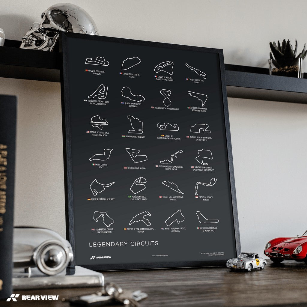 Legendary Circuits - GP Art Print