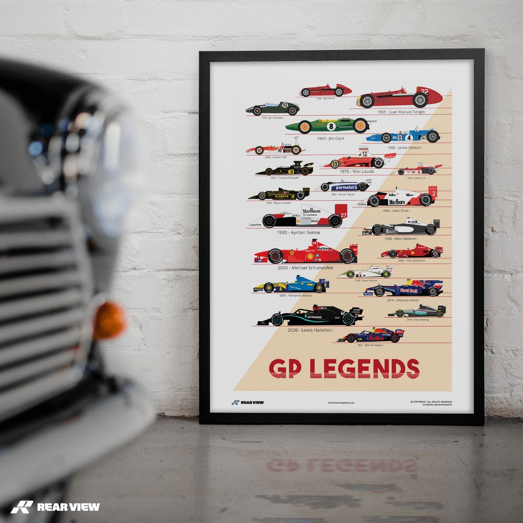 Racing Greats – GP Legends Art Print
