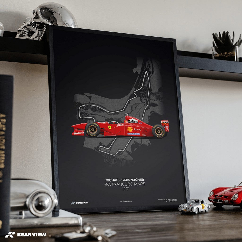 The Spa Schumacher Connection - F310 Art Print