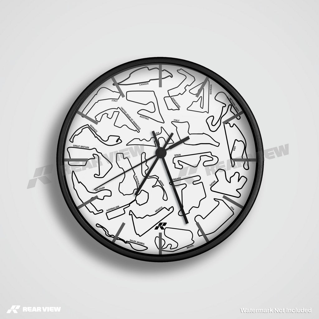 F1 Race Track White - Lightweight Dial Edition