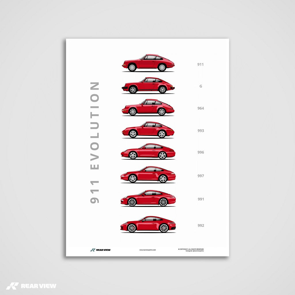 911 - Car Art Print