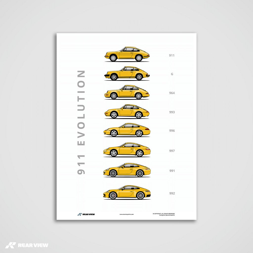 911 - Car Art Print