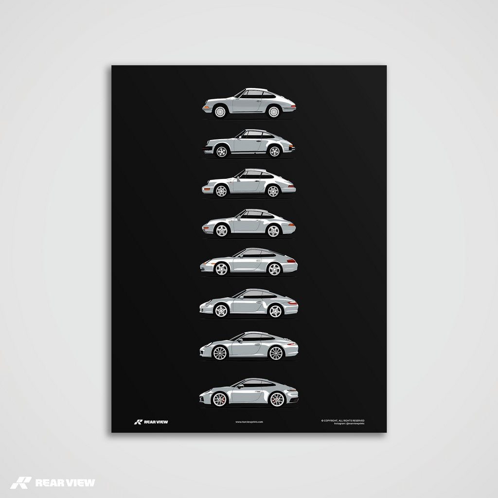 Rolling Icons – 911 Art Print