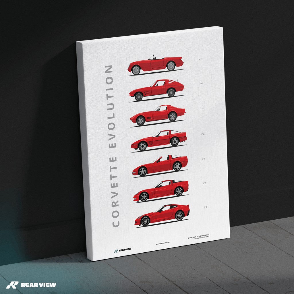 Corvette - Car Art Print