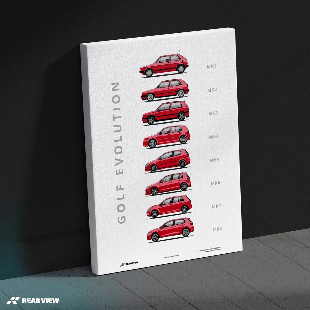 Golf -  Car Art Print