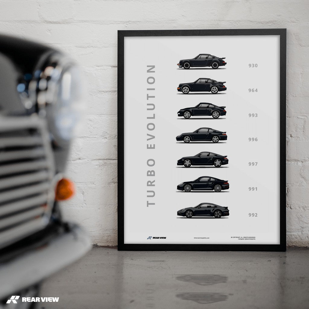 911 Turbo - Car Art Print