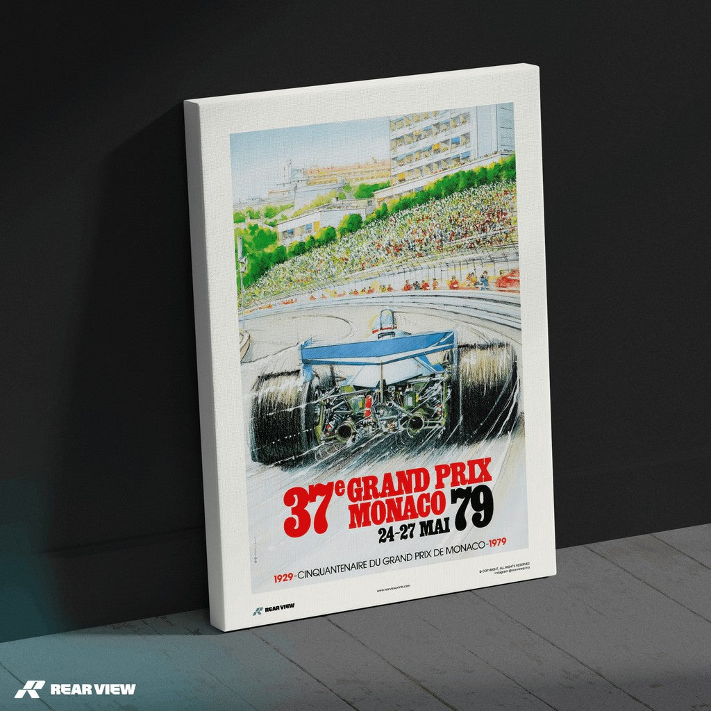Vintage Grand Prix 1979 - Monaco Art Print