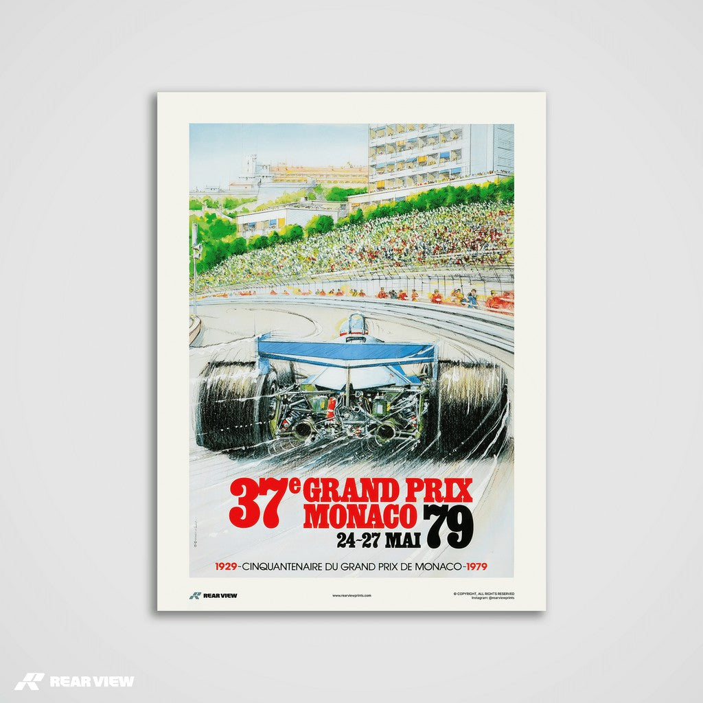Vintage Grand Prix 1979 - Monaco Art Print