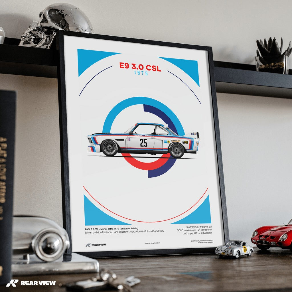 Lord of the Tarmac – E9 3.0 CSL Art Print