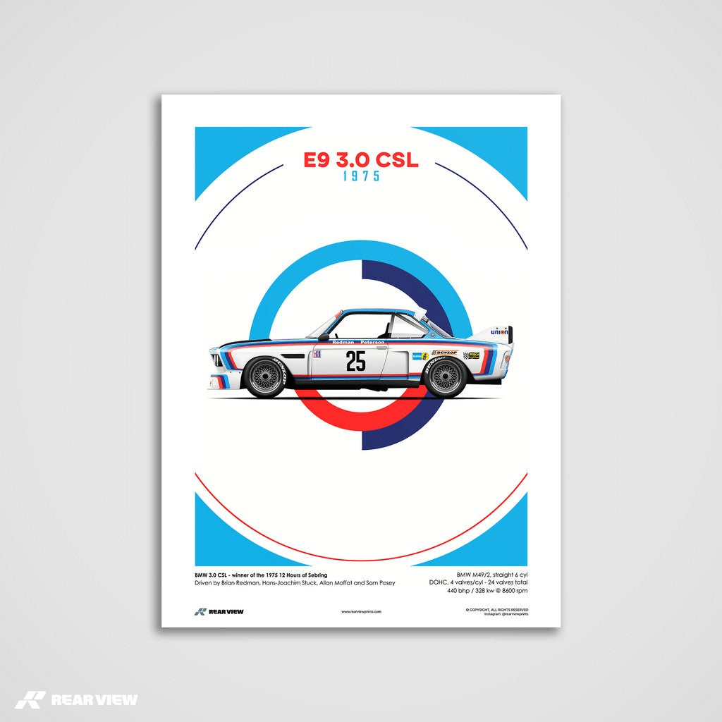 Lord of the Tarmac – E9 3.0 CSL Art Print