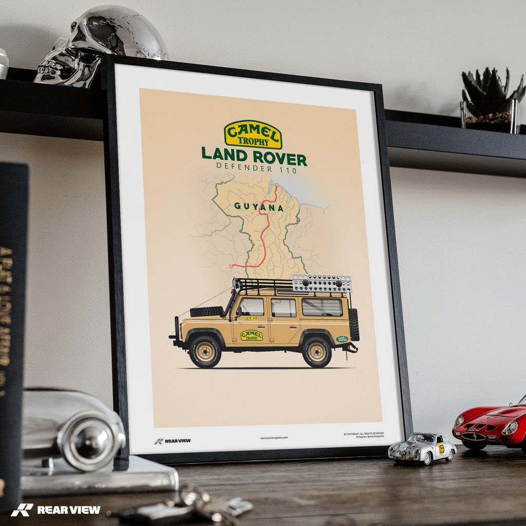 Camel Trophy Champion – Land Rover Art Print