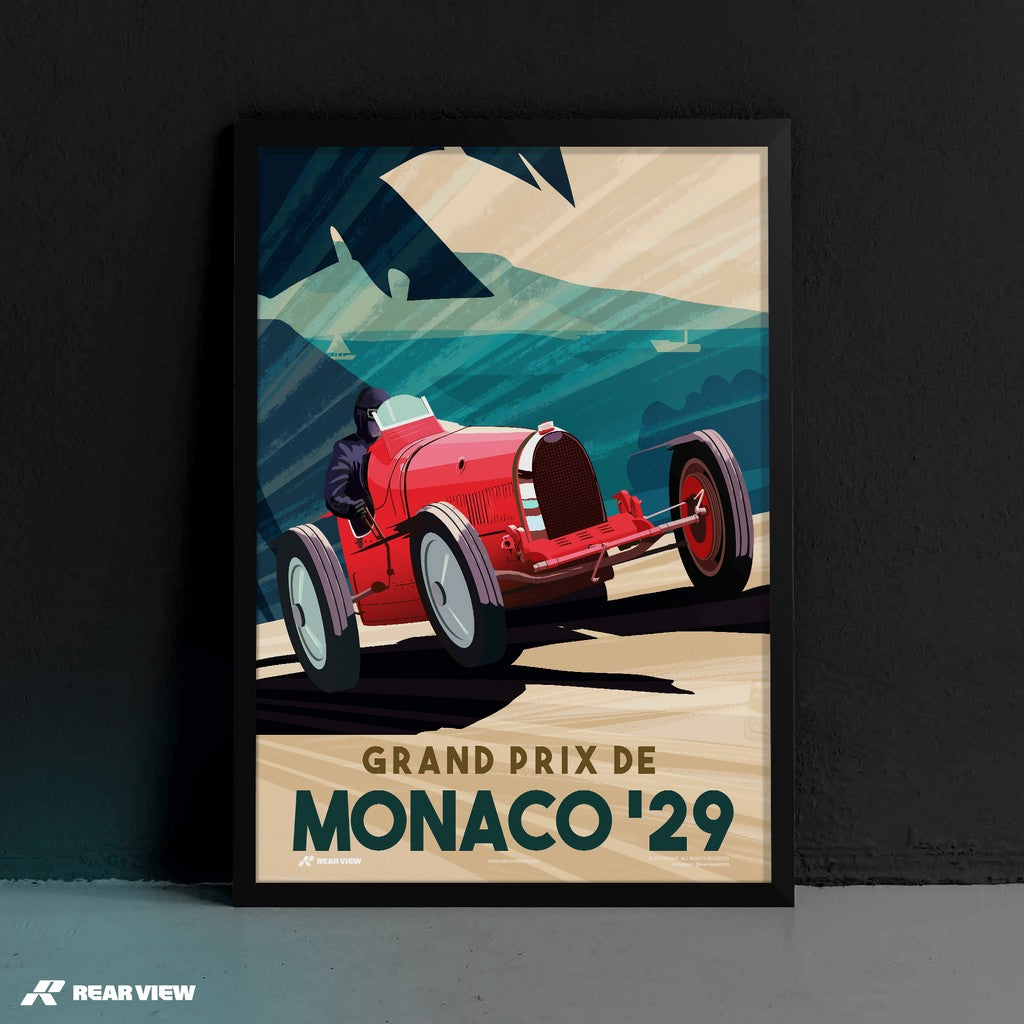 Premier Grand Prix De Monaco 1929 – Art Print