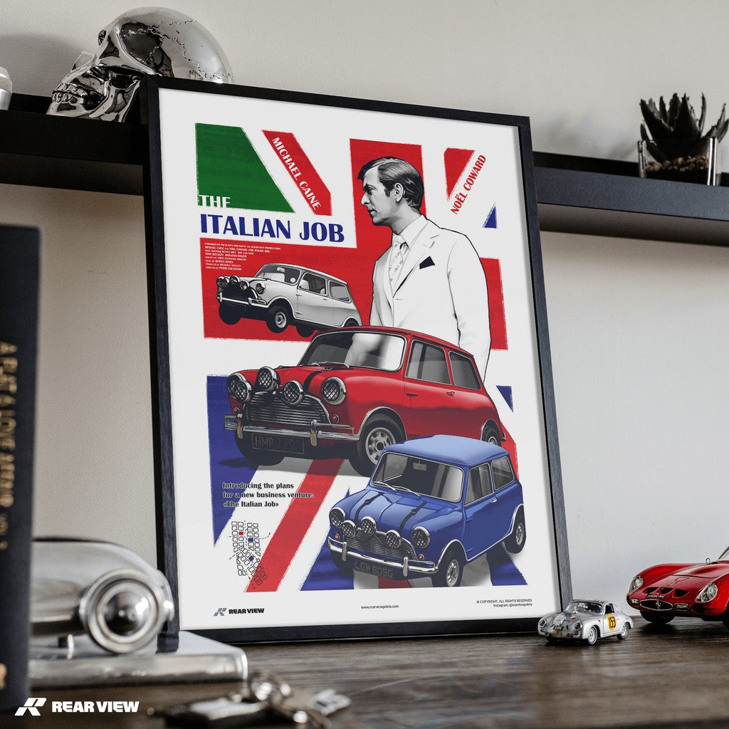 A Mini EU Affair - The Italian Job Art Print