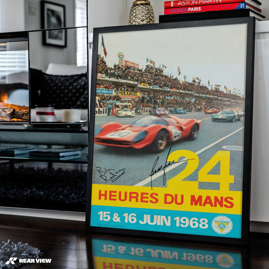 Le Mans 1968 - Vintage Race Poster