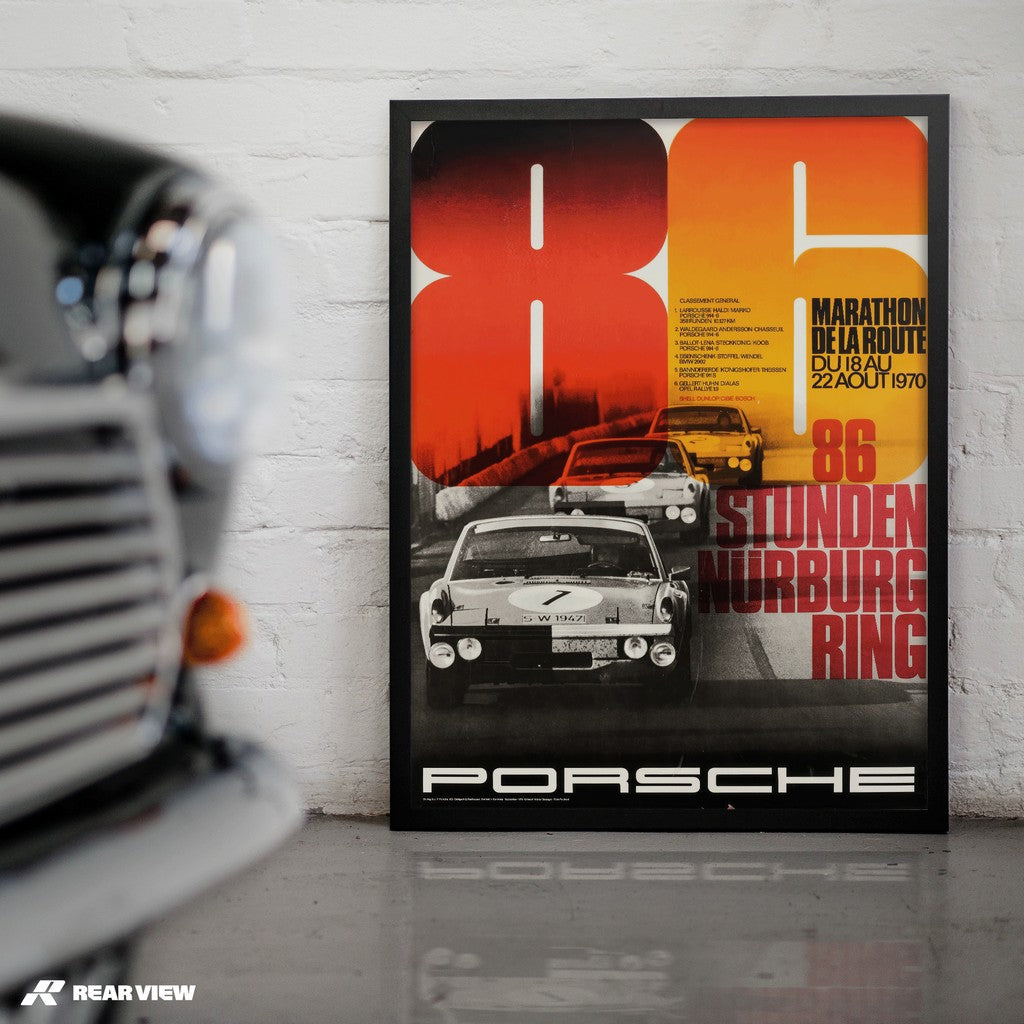 86 Hours Nürburgring 1970 - Vintage Race Poster