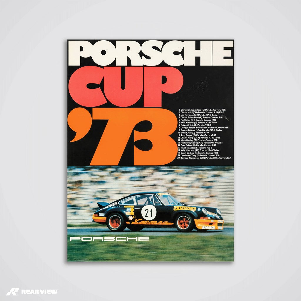 German Car Cup 1973 - Vintage Race Poster