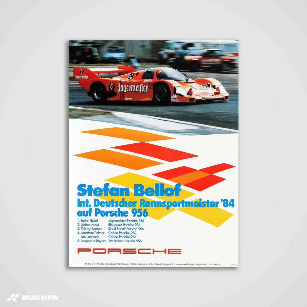 Stefan Bellof - German Racing Champion Print