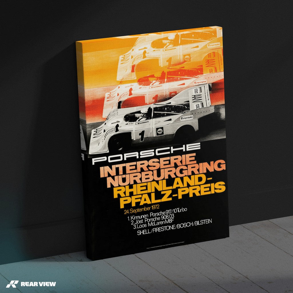 Nürburgring Rheinland-Pfalz-Preis 1972 - Vintage Race Poster