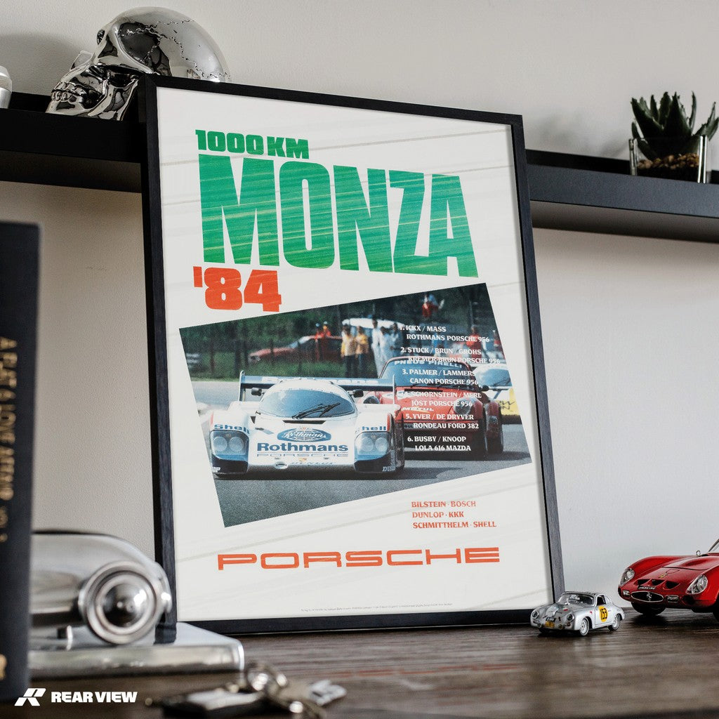 1000 Kilometres Monza 1984 - Vintage Race Poster