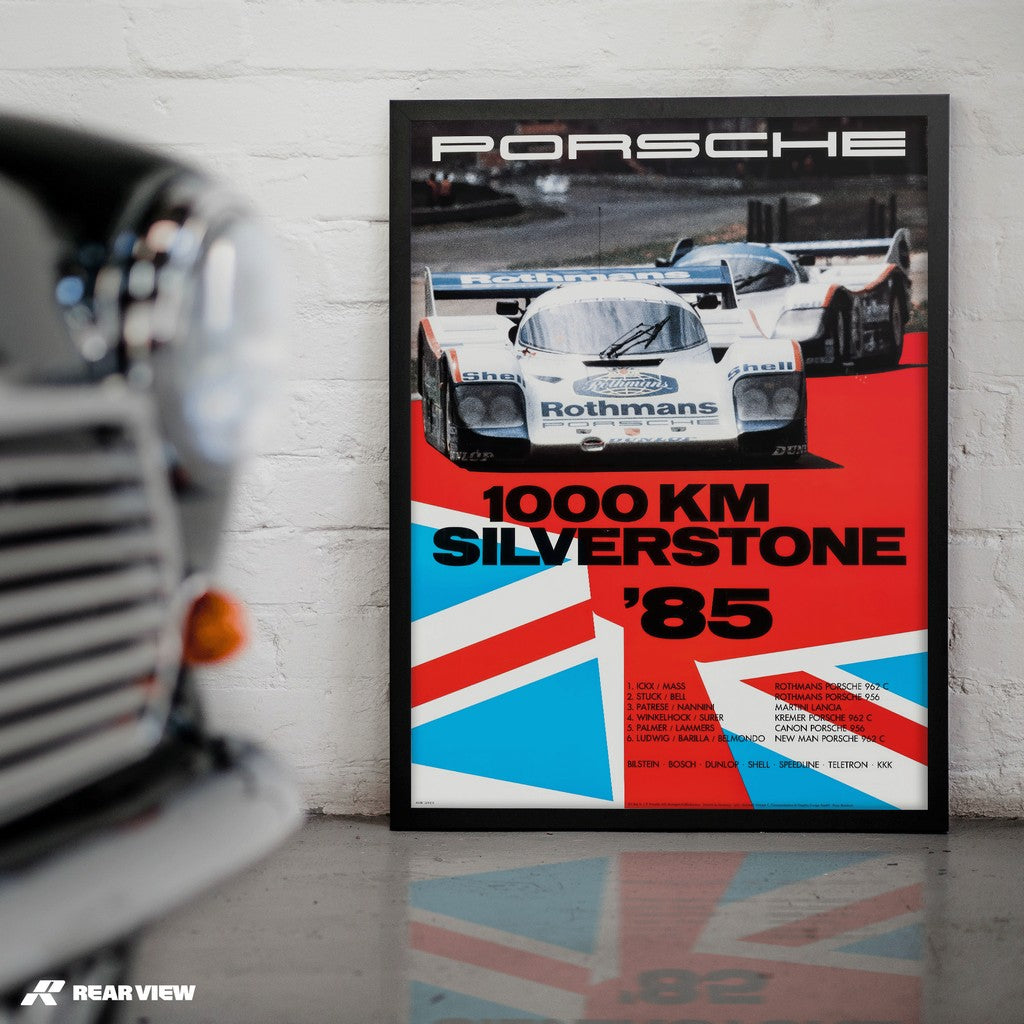 1000 Kilometers Silverstone 1985 - Vintage Race Poster