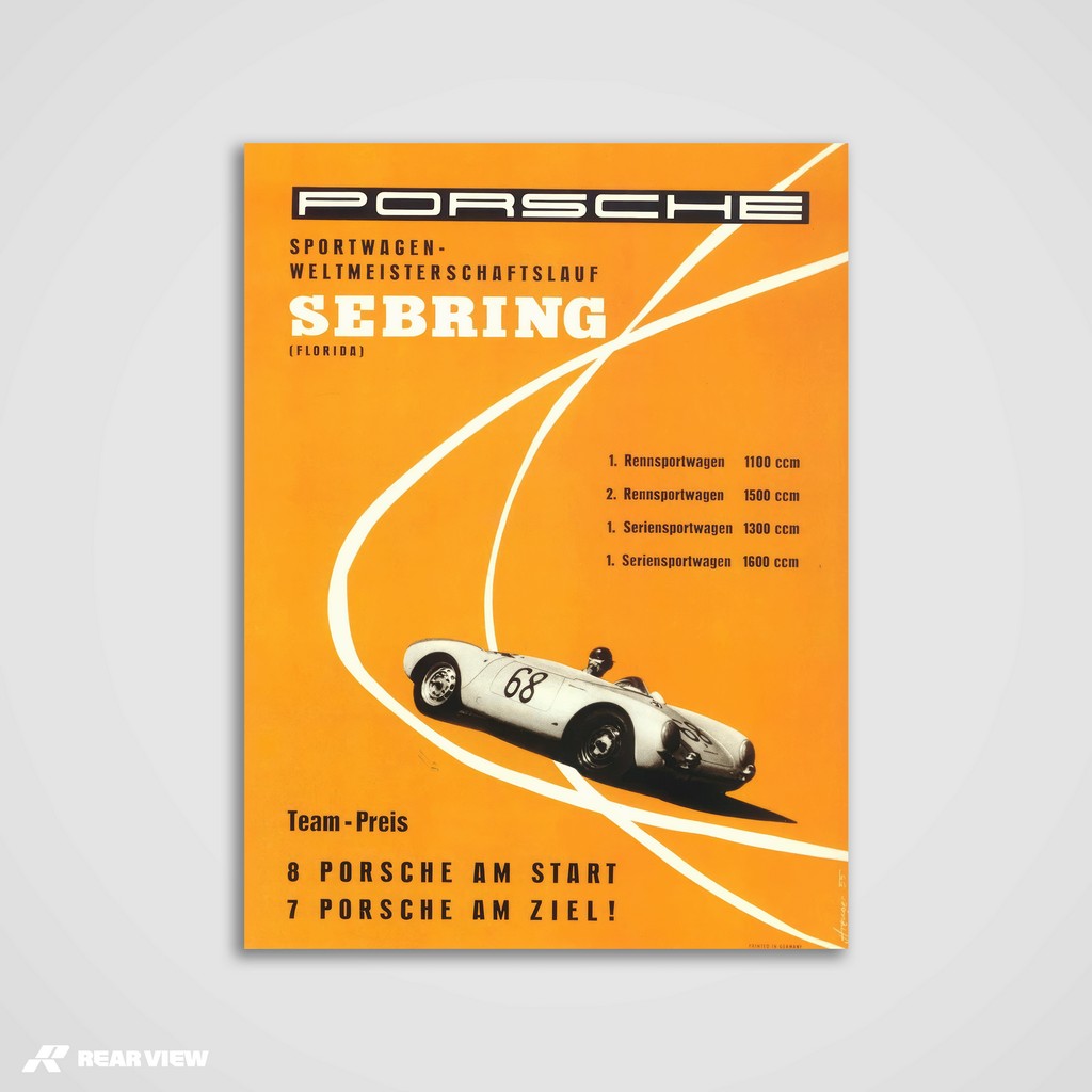 Sebring Race - Vintage Race Poster