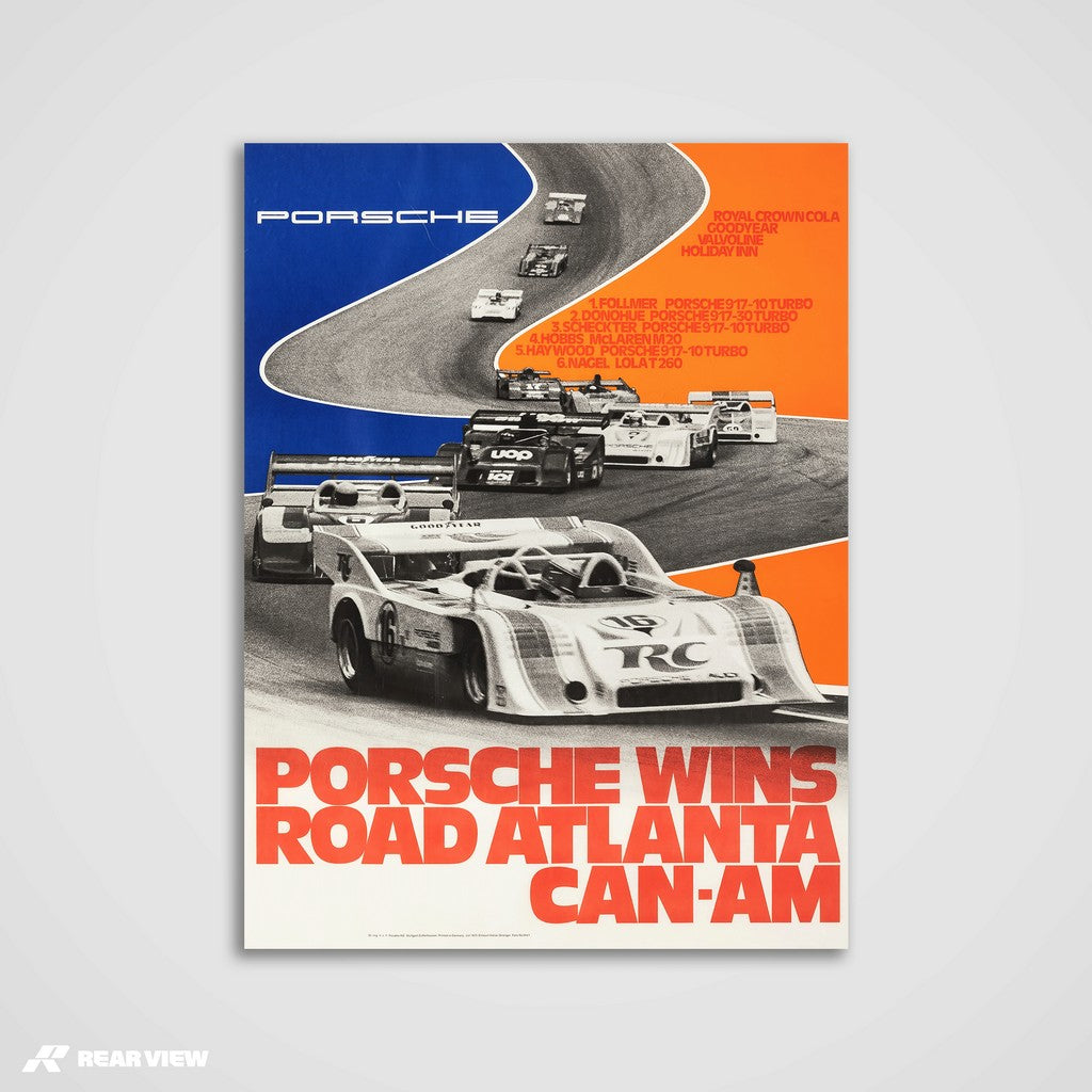 917 - Road Atlanta Can-Am 1973 Poster