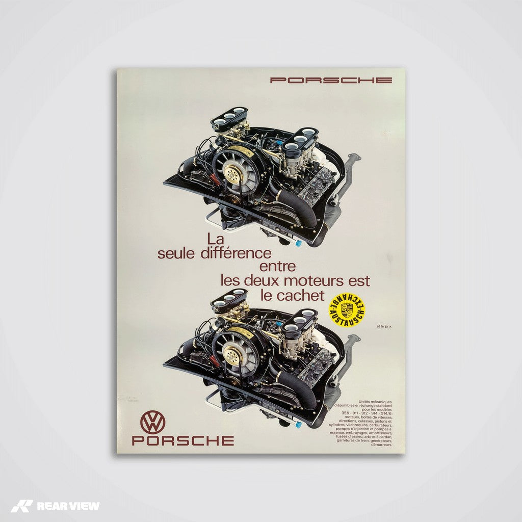 German Car Engine - Art Print