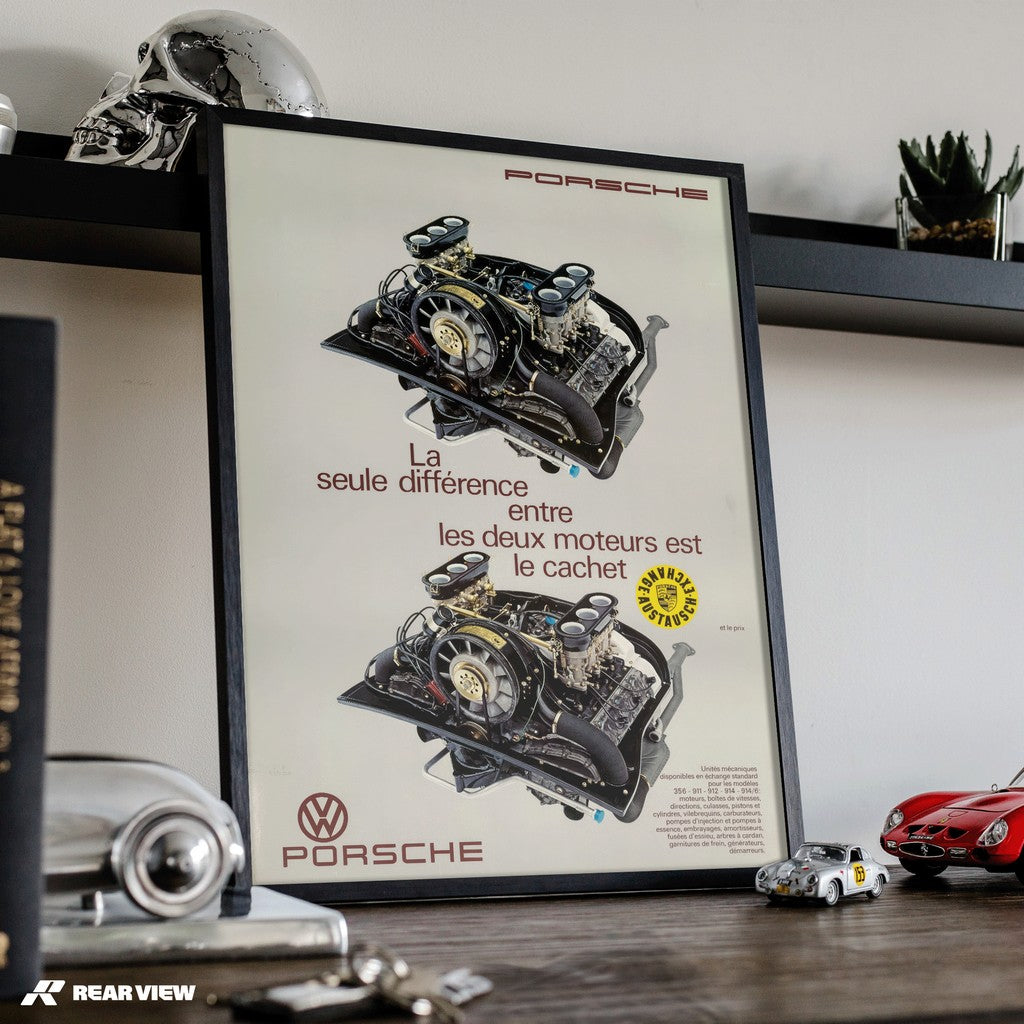 German Car Engine - Art Print