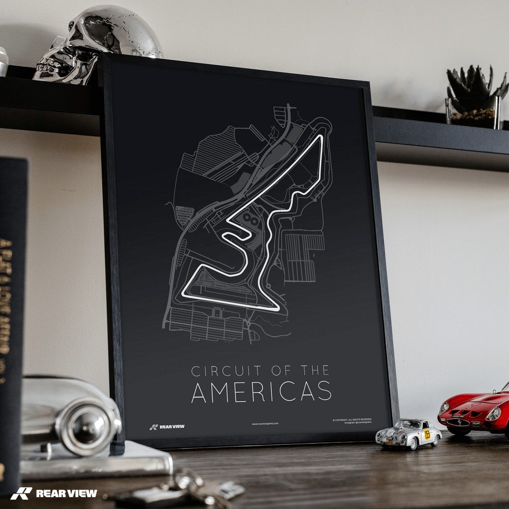 Circuit of the Americas - Track Art Print