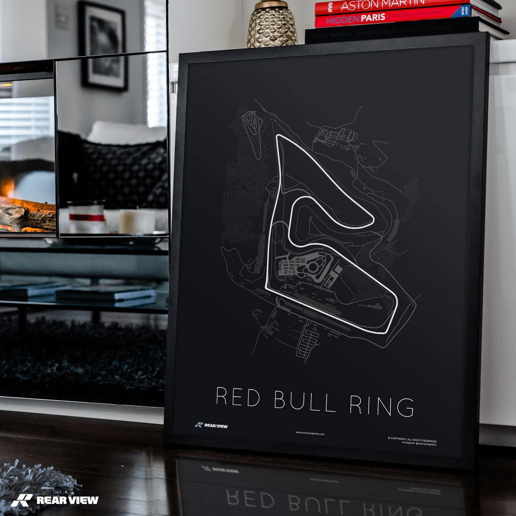 Winged Racing – Red Bull Ring Track Art Print