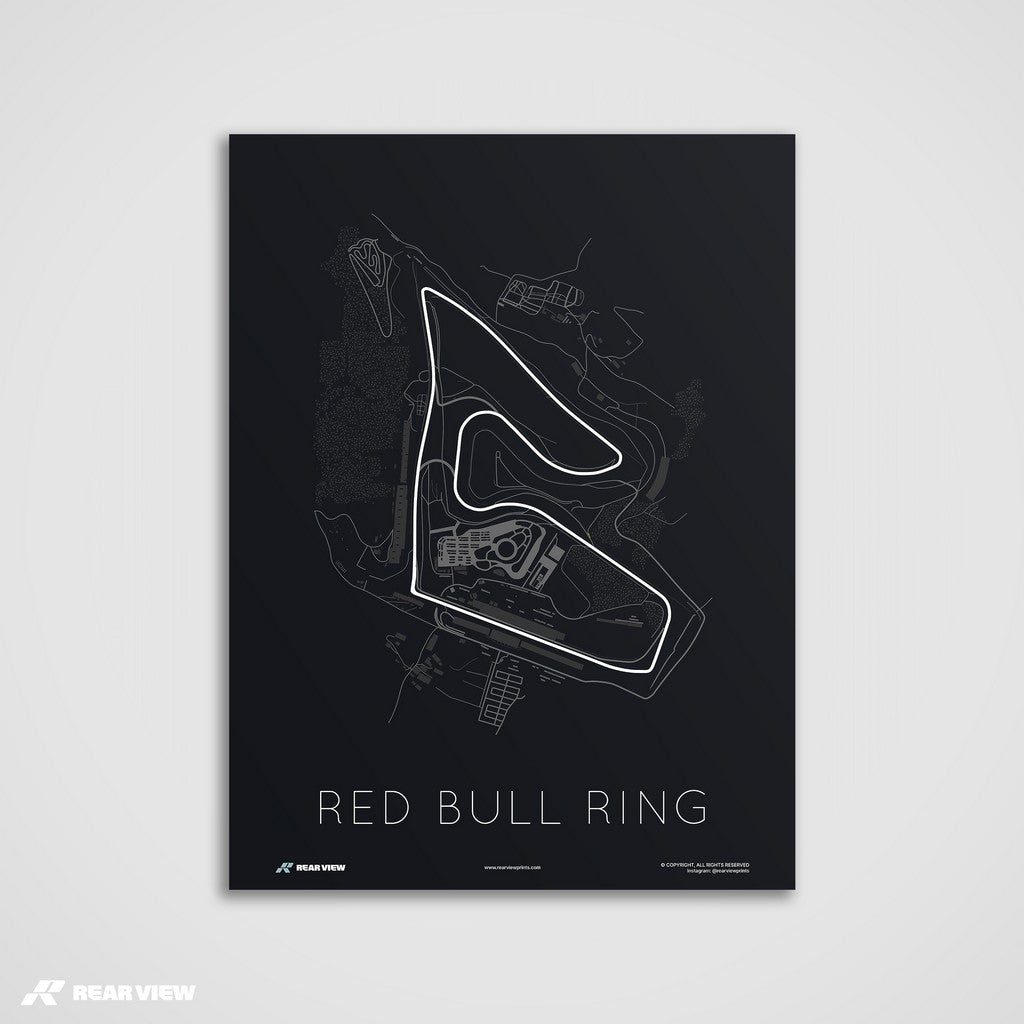 Winged Racing – Red Bull Ring Track Art Print