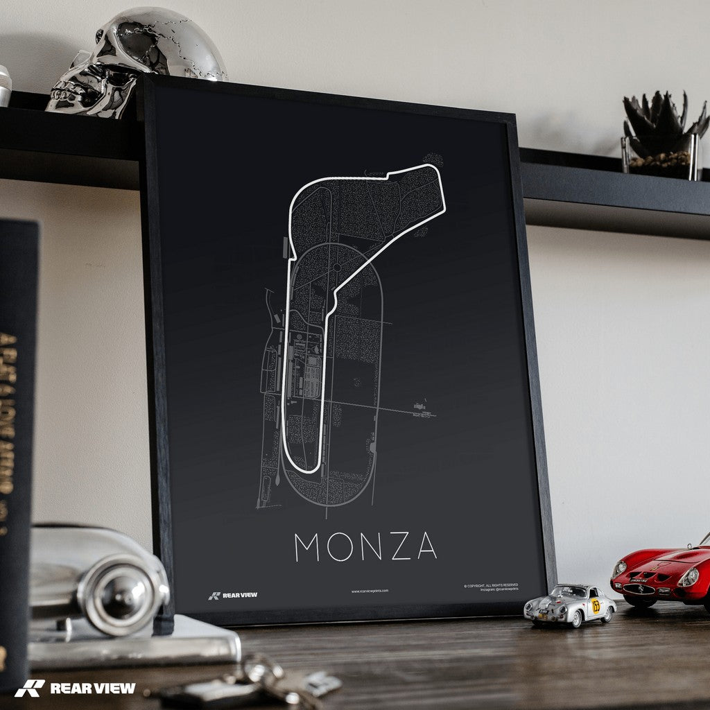 Full Throttle Formula 1 – Monza Track Art Print
