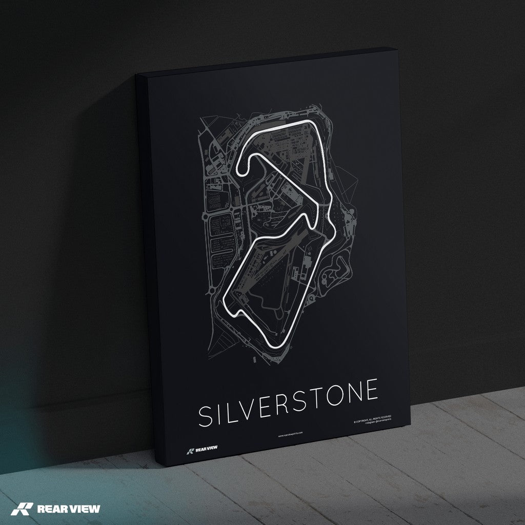 The Blueprint of Velocity – Silverstone Track Art Print